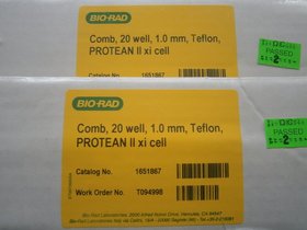 PROTEAN II xi cell Comb, 20-well 1.0 mm Teflon